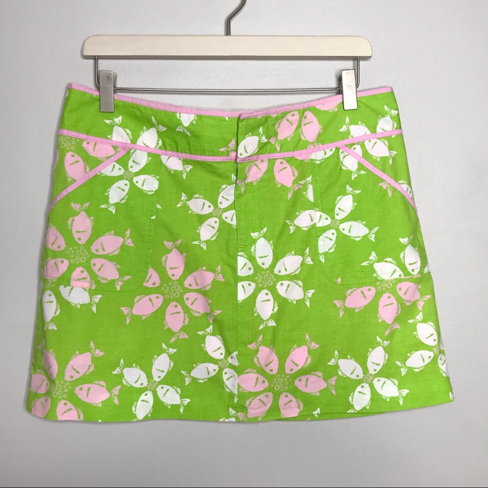 Lilly Pulitzer Riding The Waves Hadley Skort Sz 10